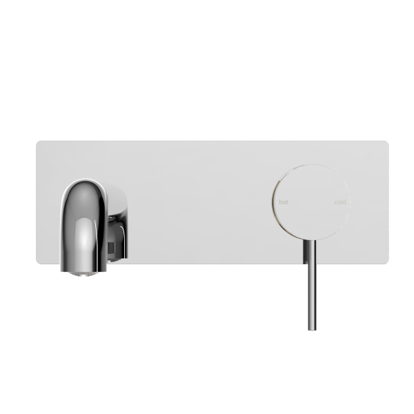 Nero Mecca Wall Mixer Set Basin/Bath 230mm