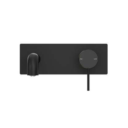 Nero Mecca Wall Mixer Set Basin/Bath 160mm