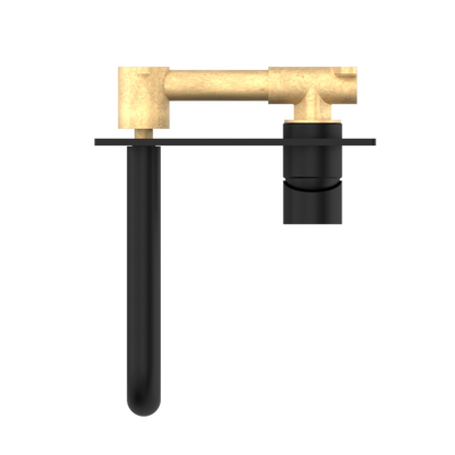 Nero Mecca Wall Mixer Set Basin/Bath 160mm