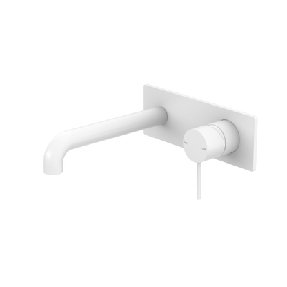 Nero Mecca Wall Mixer Set Basin/Bath 185mm
