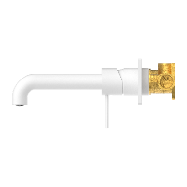 Nero Mecca Wall Mixer Set Basin/Bath 185mm