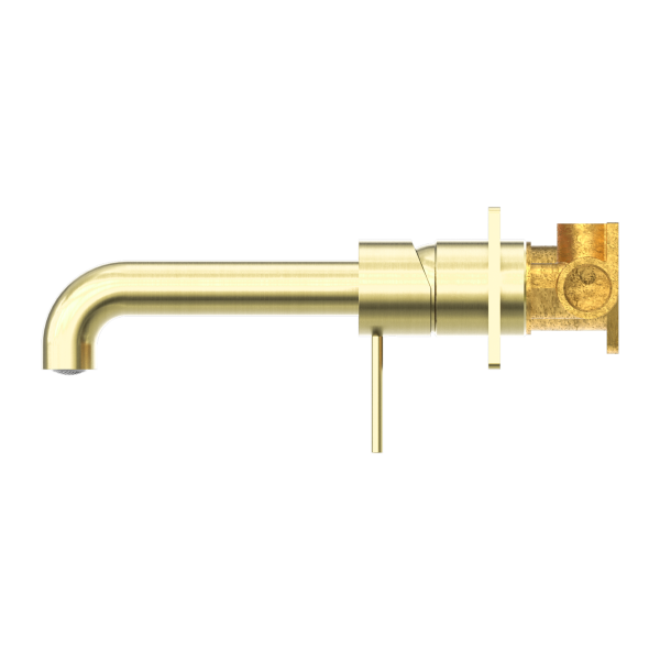 Nero Mecca Wall Mixer Set Basin/Bath 185mm