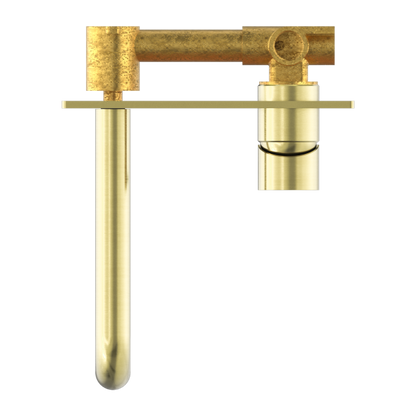 Nero Mecca Wall Mixer Set Basin/Bath 185mm