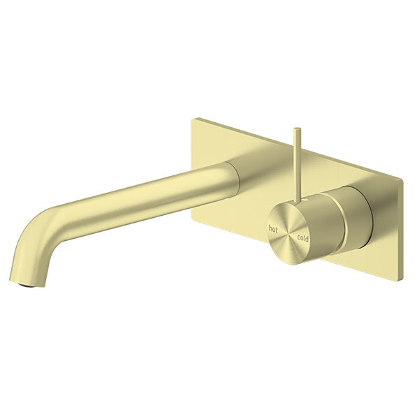 Nero Mecca Up Wall Mixer Set Basin/Bath 185mm