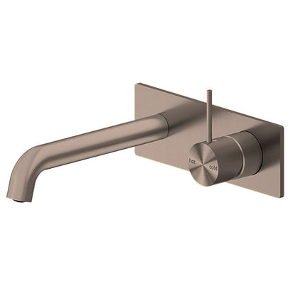 Nero Mecca Up Wall Mixer Set Basin/Bath 185mm