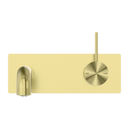 Nero Mecca Up Wall Mixer Set Basin/Bath 185mm