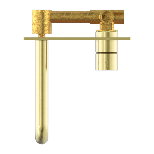 Nero Mecca Up Wall Mixer Set Basin/Bath 185mm