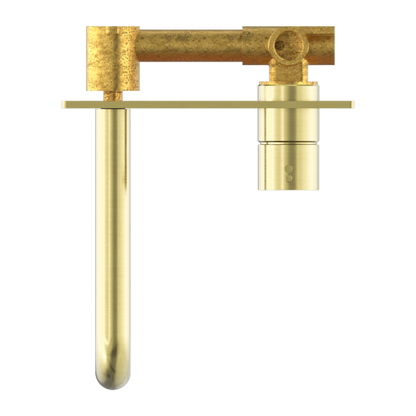 Nero Mecca Up Wall Mixer Set Basin/Bath 185mm