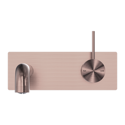 Nero Mecca Up Wall Mixer Set Basin/Bath 185mm