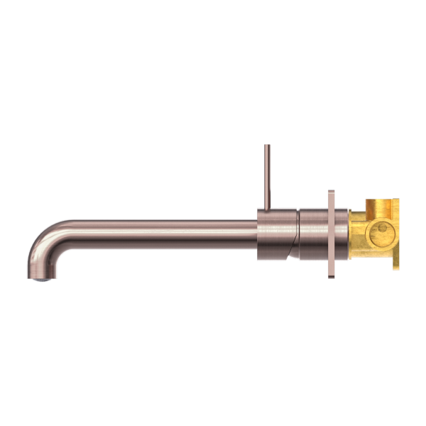 Nero Mecca Up Wall Mixer Set Basin/Bath 185mm