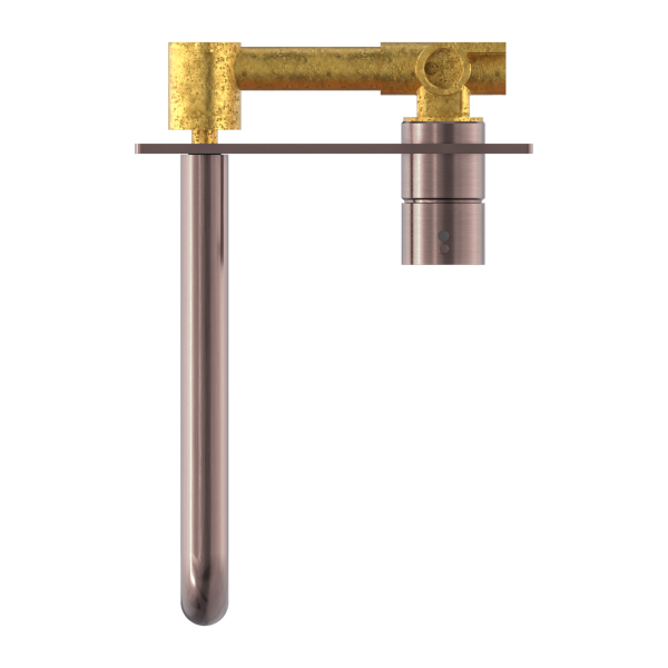 Nero Mecca Up Wall Mixer Set Basin/Bath 185mm