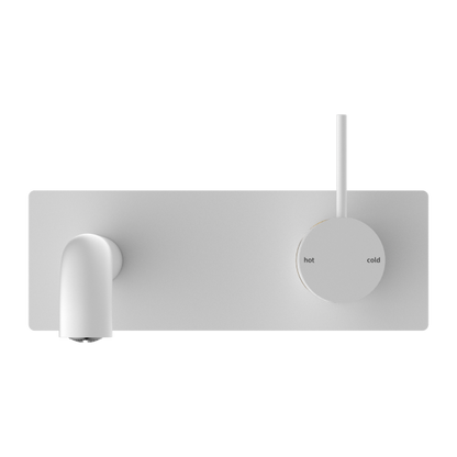 Nero Mecca Up Wall Mixer Set Basin/Bath 185mm