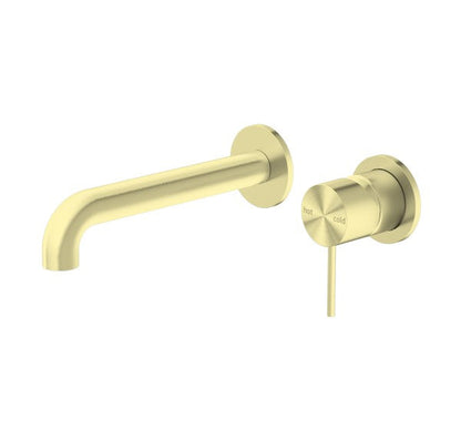 Nero Mecca Wall Mixer Set Basin/Bath Separate Backplates 230mm