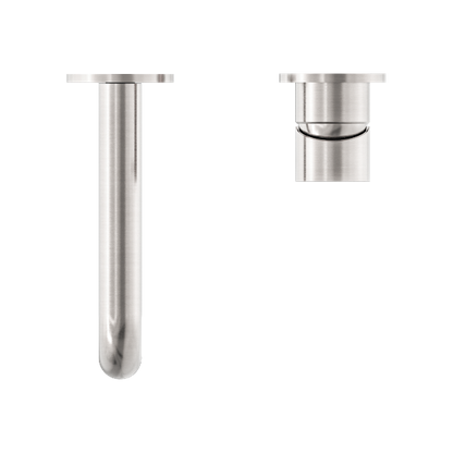 Nero Mecca Wall Basin/Bath Mixer Separate Back Plate 260mm  NR221910C260BN