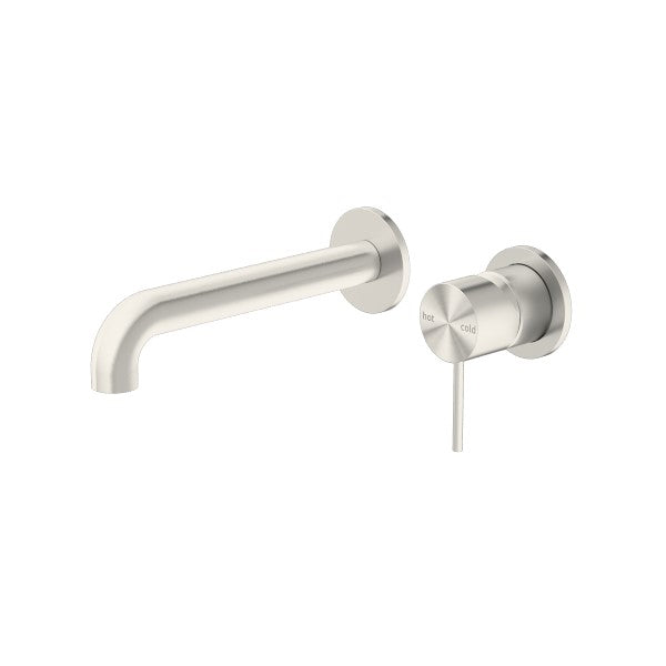 Nero Mecca Wall Mixer Set Basin/Bath Separate Backplates 185mm