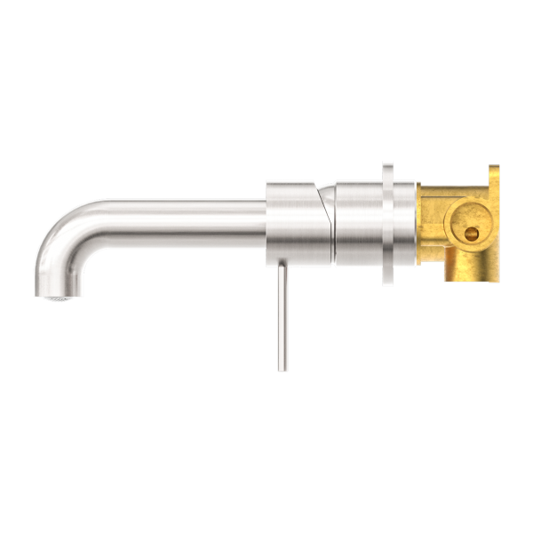 Nero Mecca Wall Mixer Set Basin/Bath Separate Backplates 185mm