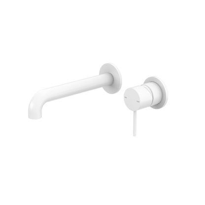 Nero Mecca Wall Mixer Set Basin/Bath Separate Backplates 185mm
