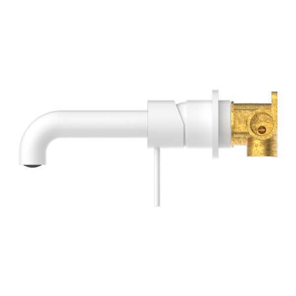 Nero Mecca Wall Mixer Set Basin/Bath Separate Backplates 185mm