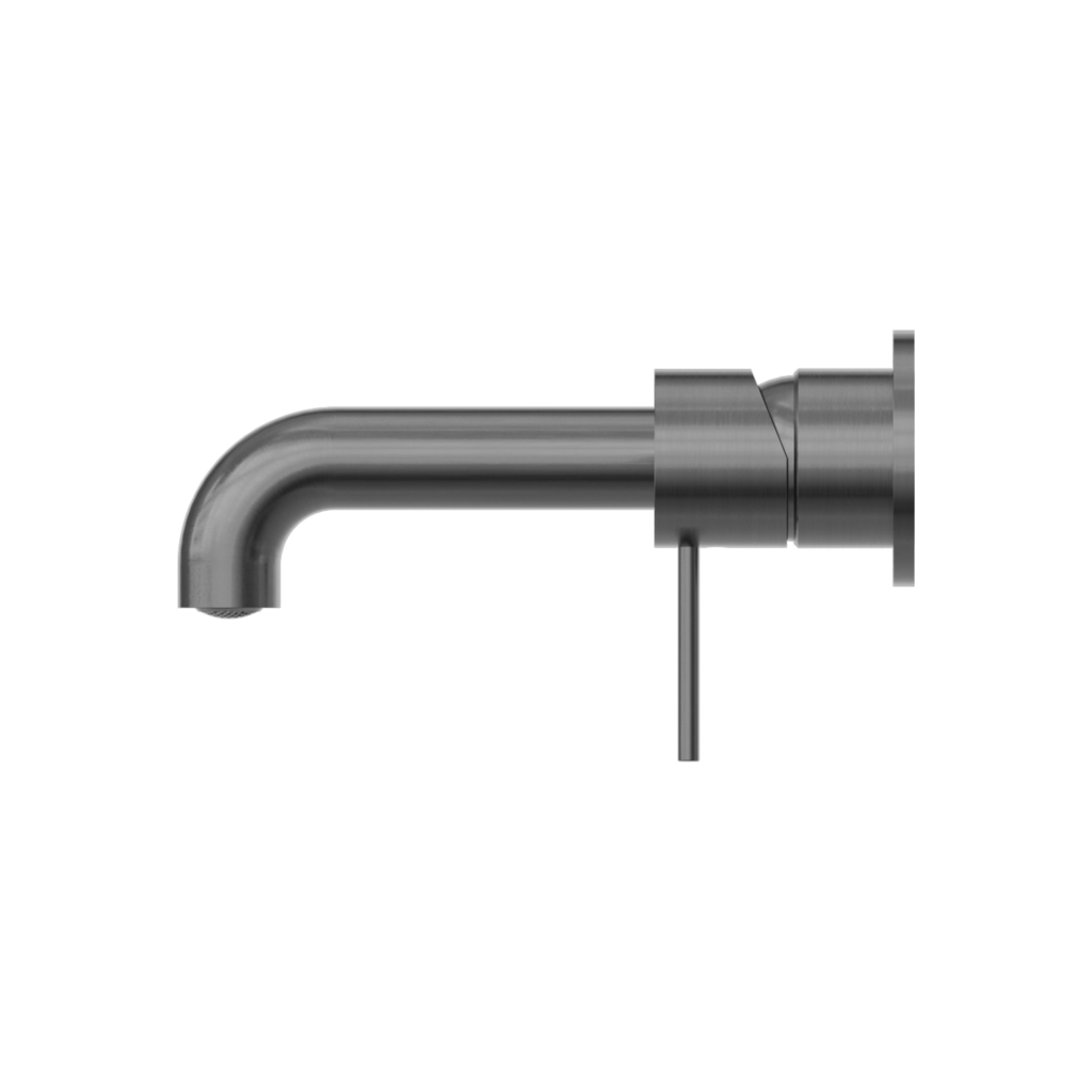 Nero Mecca Wall Basin/Bath Mixer Set Gun Metal
