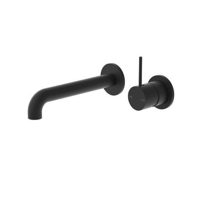 Nero Mecca Up Wall Mixer Set Basin/Bath Separate Backplates 185mm