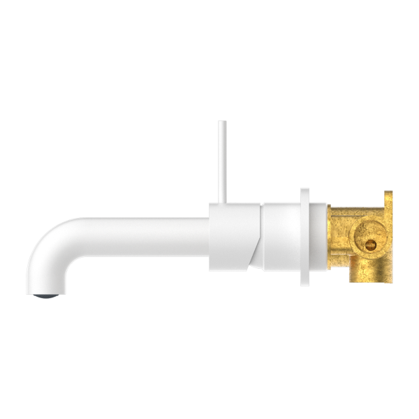 Nero Mecca Up Wall Mixer Set Basin/Bath Separate Backplates 185mm