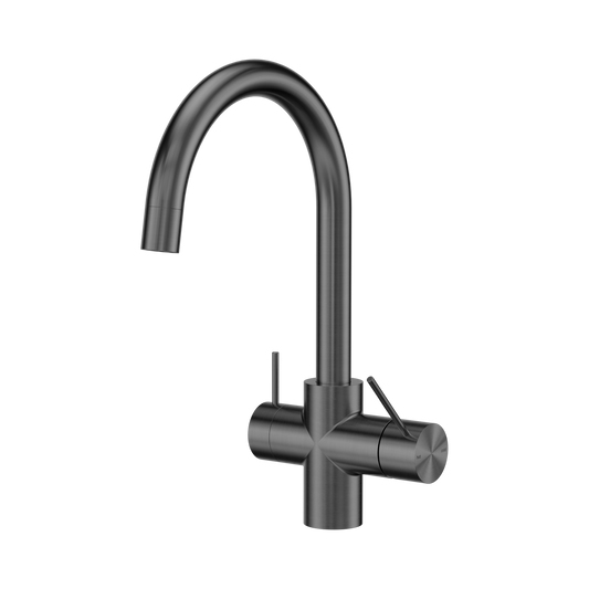 Mecca 3 Way Filtered Mixer Tap Gun Metal