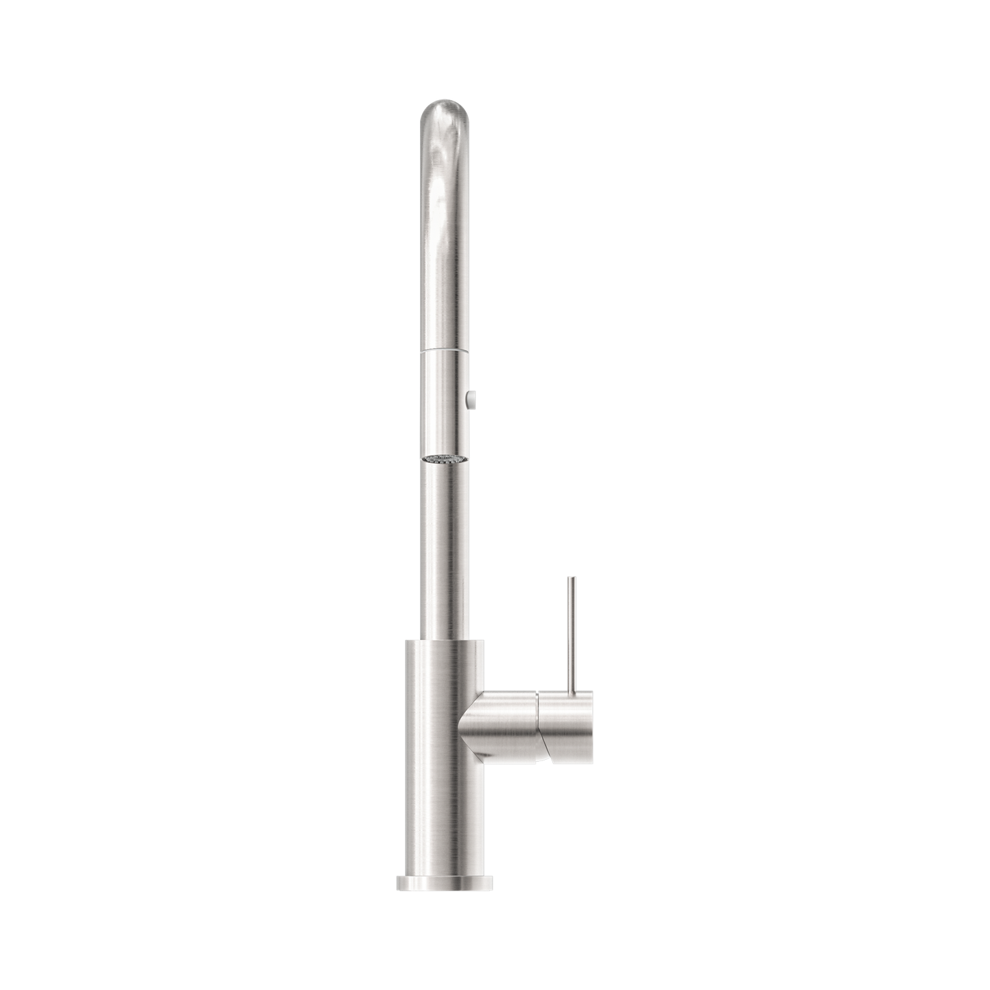 Mecca Pull Out Sink Mixer With Vegie Spray Function Brushed Nickel