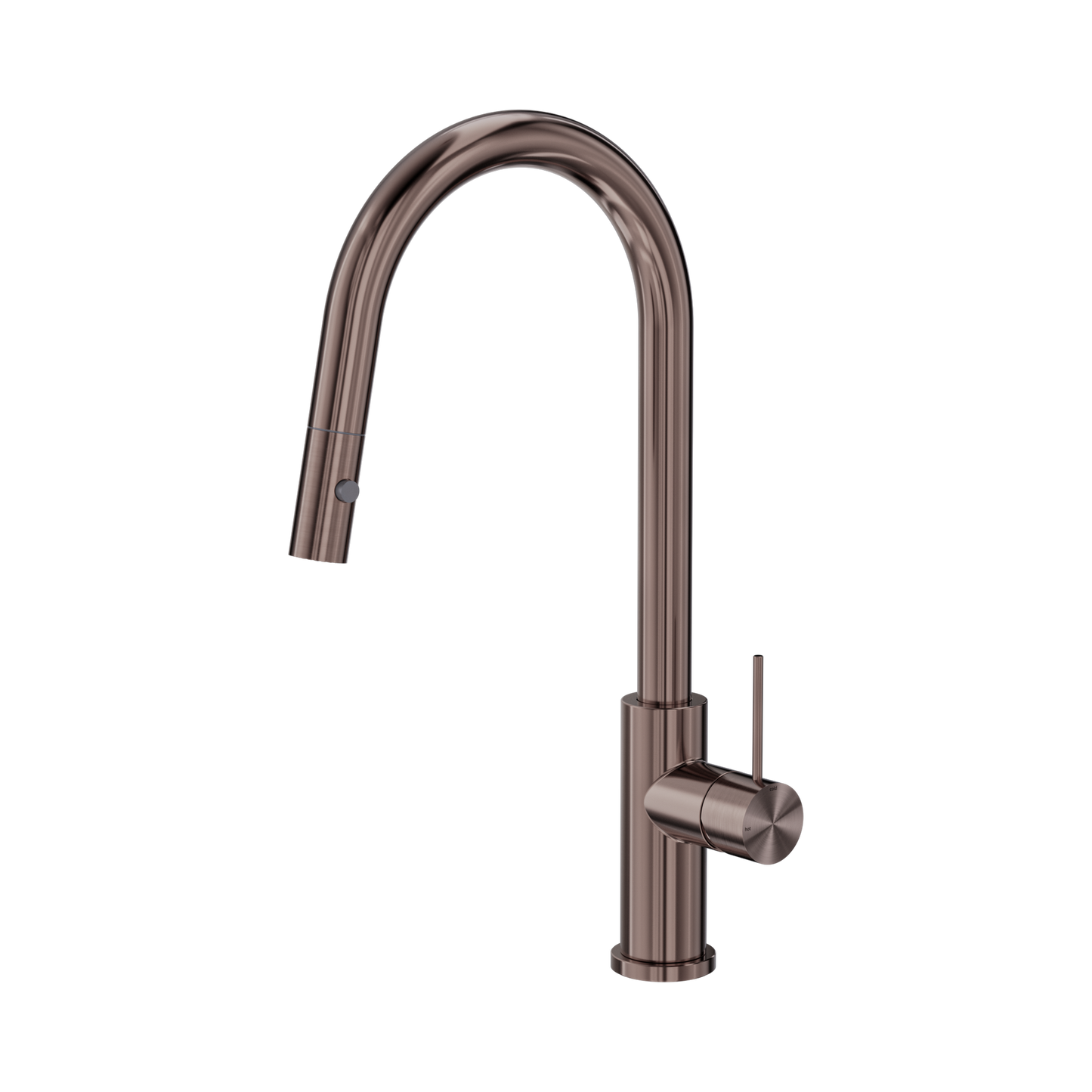 Mecca Pull Out Sink Mixer With Vegie Spray Function Brushed Bronze