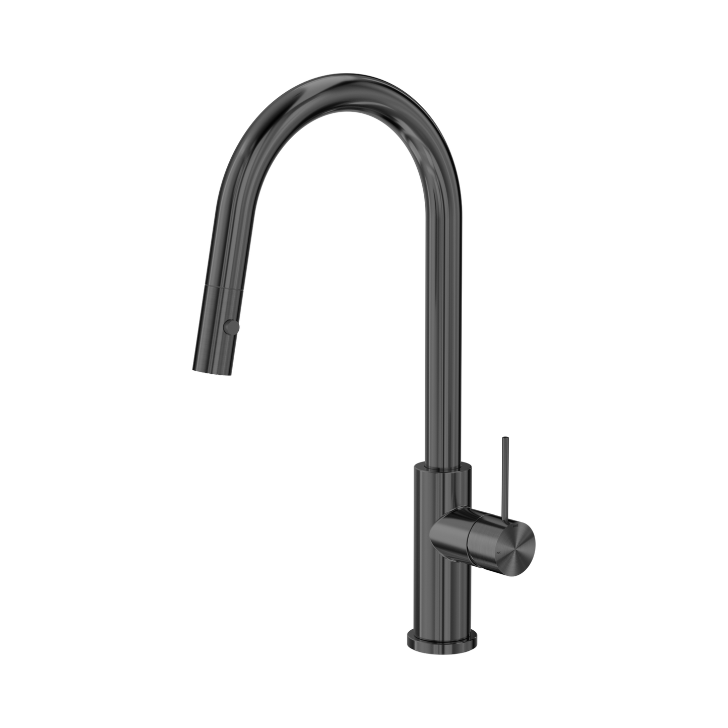 Mecca Pull Out Sink Mixer With Vegie Spray Function Gun Metal