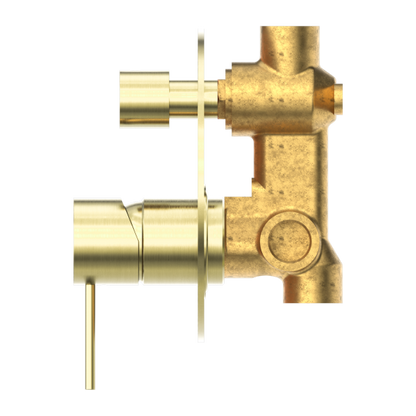 Nero Mecca Shower / Bath Wall Mixer with Diverter -Brushed  / NR221909aBG