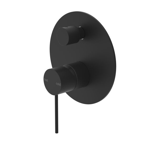 Nero Mecca Shower / Bath Wall Mixer with Diverter - / NR221909aMB