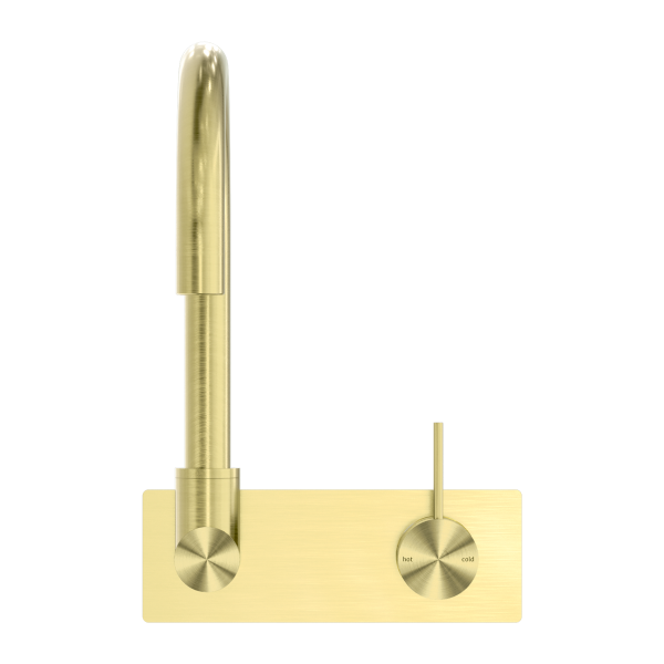 Nero Mecca Up Wall Basin Mixer Swivel Spout