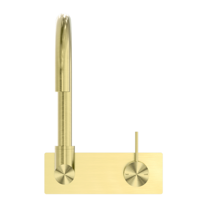 Nero Mecca Up Wall Basin Mixer Swivel Spout