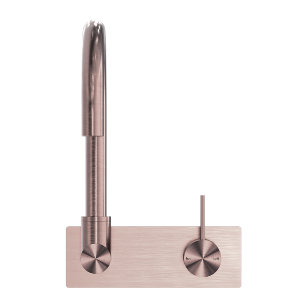 Nero Mecca Up Wall Basin Mixer Swivel Spout