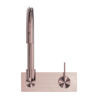 Nero Mecca Up Wall Basin Mixer Swivel Spout