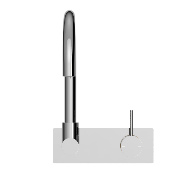 Nero Mecca Up Wall Basin Mixer Swivel Spout