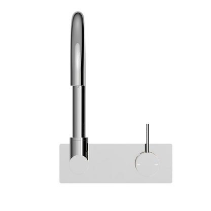 Nero Mecca Up Wall Basin Mixer Swivel Spout