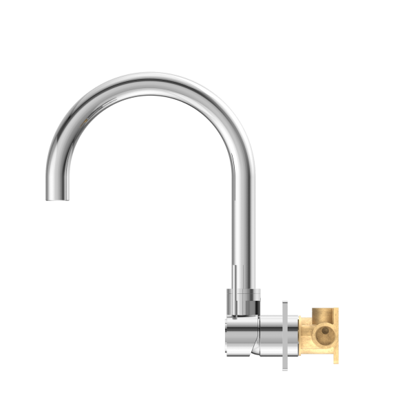 Nero Mecca Up Wall Basin Mixer Swivel Spout