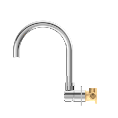 Nero Mecca Up Wall Basin Mixer Swivel Spout