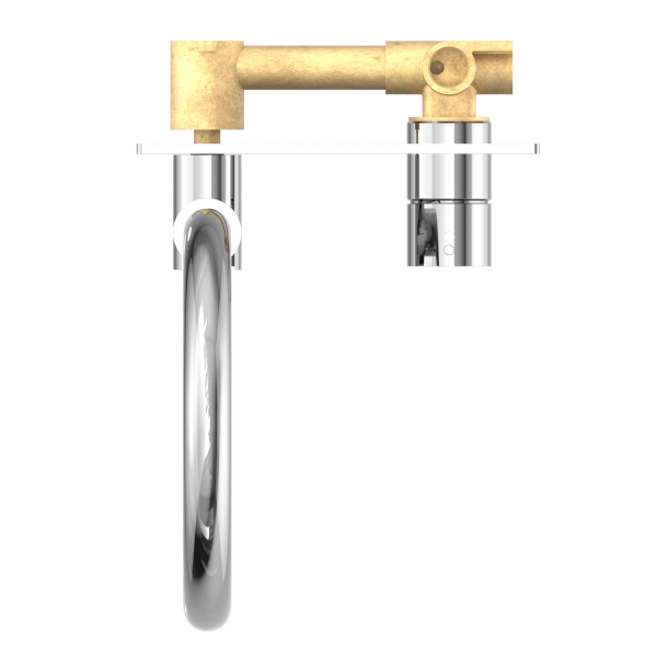 Nero Mecca Up Wall Basin Mixer Swivel Spout