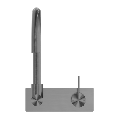 Nero Mecca Up Wall Basin Mixer Swivel Spout