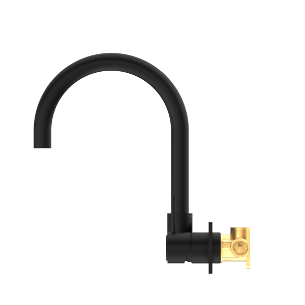 Nero Mecca Up Wall Basin Mixer Swivel Spout