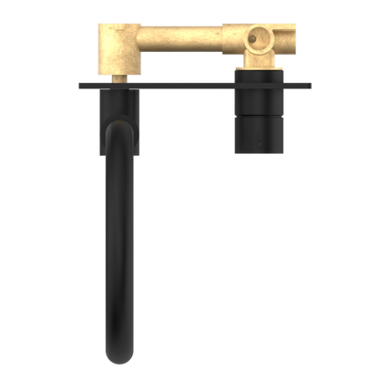 Nero Mecca Up Wall Basin Mixer Swivel Spout