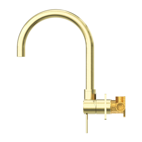 Nero Mecca Wall Basin Mixer Swivel Spout