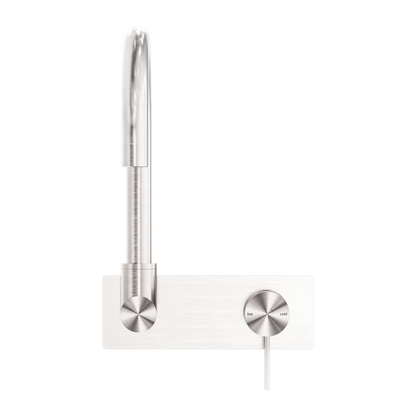 Nero Mecca Wall Basin Mixer Swivel Spout