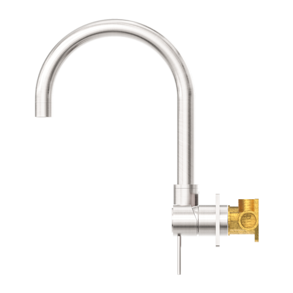 Nero Mecca Wall Basin Mixer Swivel Spout