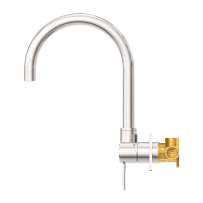 Nero Mecca Wall Basin Mixer Swivel Spout