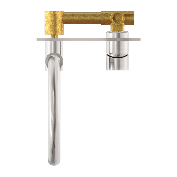 Nero Mecca Wall Basin Mixer Swivel Spout