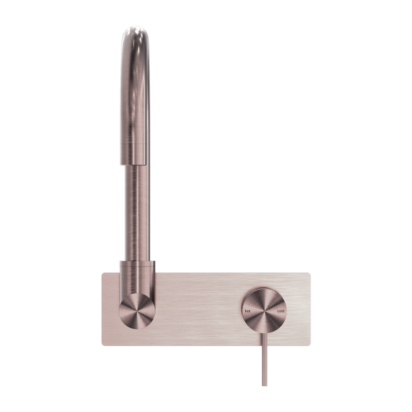 Nero Mecca Wall Basin / Bath Mixer Swivel Spout