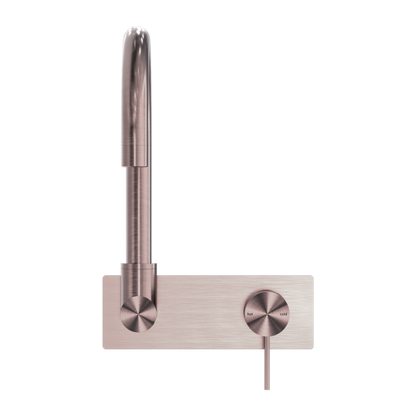 Nero Mecca Wall Basin / Bath Mixer Swivel Spout